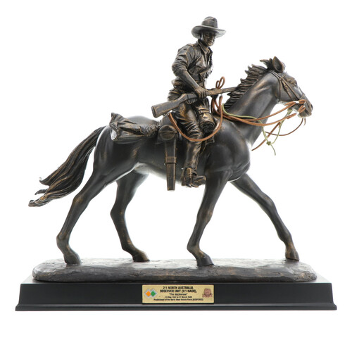 Master creations The Australian Horseman Figurine ANZAC statue