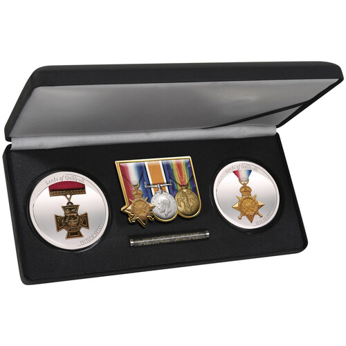 SoG 09 Set of Two Limited Edition Medallions victoria cross ANZAC coins
