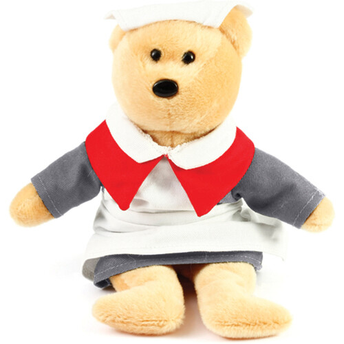 Little Aussie WW1 Nurse Bear ANZAC teddy plush