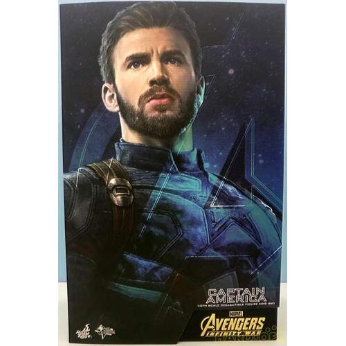 Hot Toys Captain America Avengers Infinity War MMS 480 Chris Evans 1/6 Figure