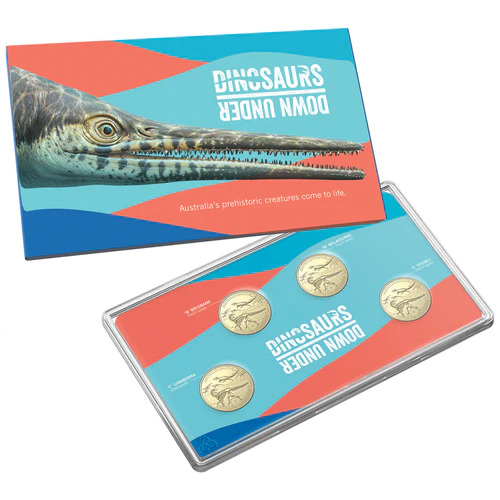 Dinosaurs Down Under coins, 2022 (Royal Australian Mint) SET
