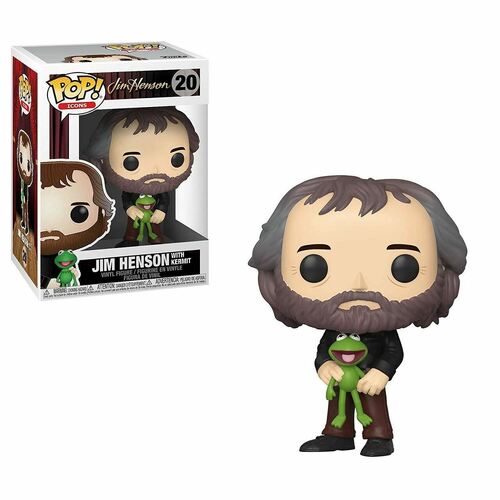 Funko Pop! Icons Jim Henson with Kermit Vinyl Figure #20
