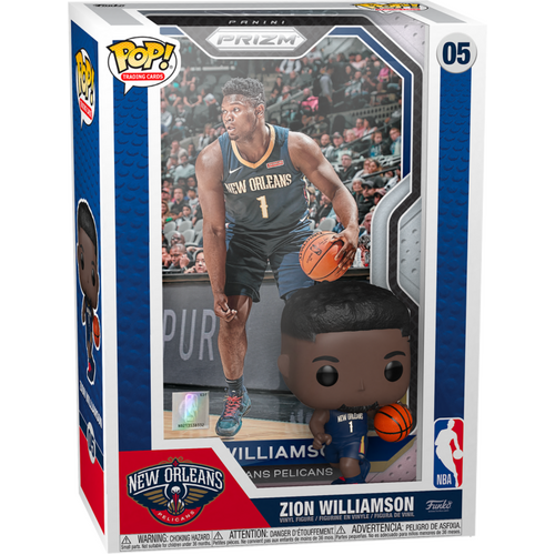 NBA Basketball - Zion Williamson Pop! Trading Cards Vinyl Figure with Protector Case 18/slight box damage