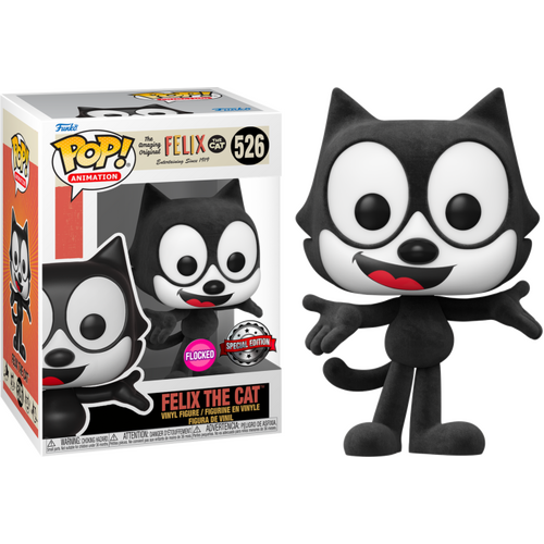 Felix the Cat - Felix the Cat Flocked Pop! Vinyl Figure 526