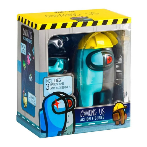 AMONG US Crewmate 1 Blue/Silver Action Figure