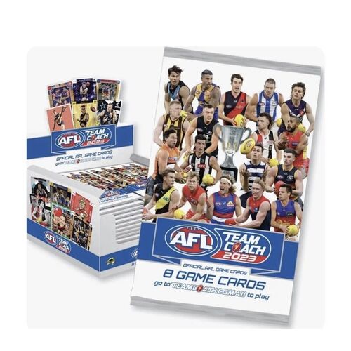 2023 AFL TEAMCOACH TEAM COACH FOOTY TRADING CARDS SEALED BOX 36 PACKS