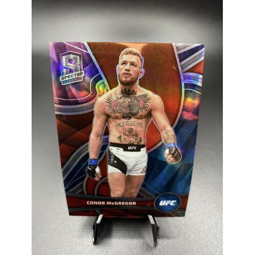 Panini 2022 Chronicles UFC Spectra Nebula trading card  one of one 1/1 Conor Mcgregor  no 382