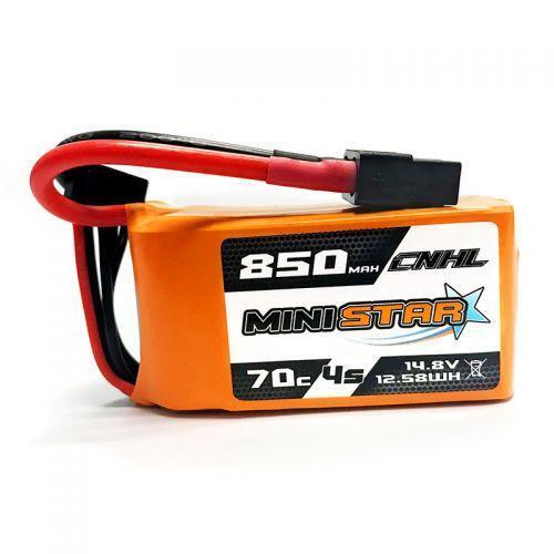 MiniStar 14.8v 850mah 4s 70C Battery for FPV Drones xt-60