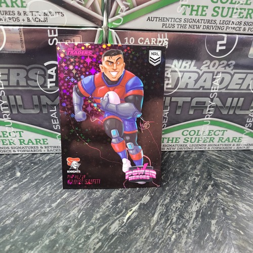 (NB) Nrl Traders 2022 Daniel Saifiti Power Heroes Pink knights 90/150  (g29)