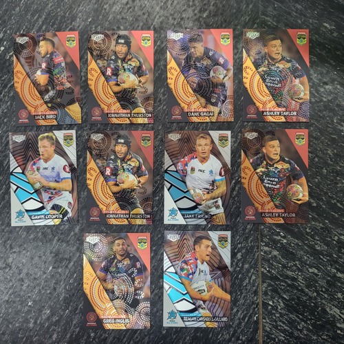 Bulk lot 2017 elite allstars cards as pictued 10 cards in total nrl (gl38)