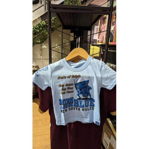 2 NSW Kids Born to be Blue T Shirt