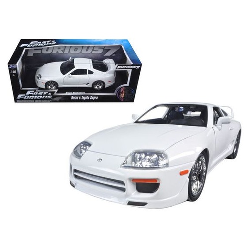 Jada Fast & Furious - Brian's Toyota Supra (White) 1:24 Scale Die-cast Vechile