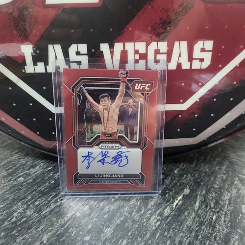 2023 Prizm UFC Superstar Auto Red #SA-LJG Li Jingliang #69/99 - Welterweight (o307)