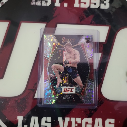 2022 PANINI Select UFC GRANT DAWSON Silver Disco Prizm Premier Rookie Card RC (o510)