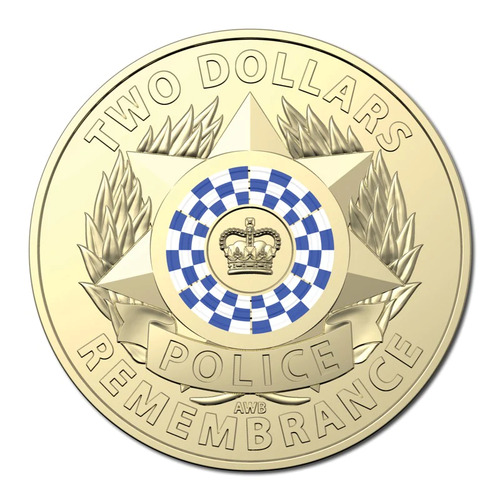 $2 2019 Police Remembrance Coin Uncircualted from RAM bag