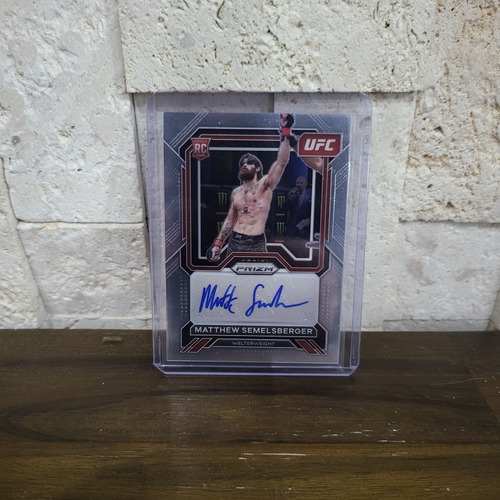 (G) 2023 Prizm MATTHEW SEMELSBERGER Superstar Rookie Auto Base UFC