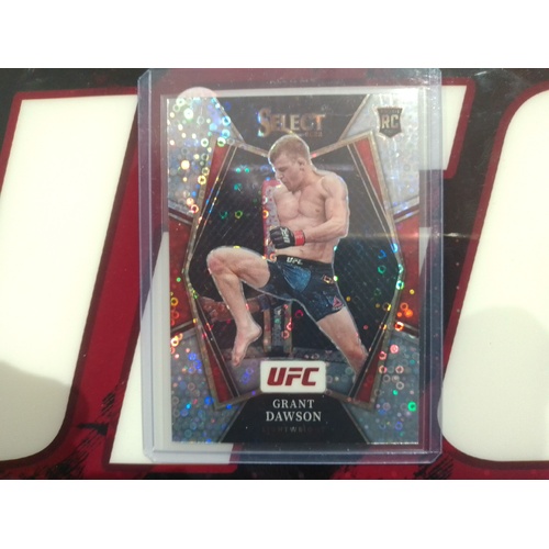 2022 PANINI Select UFC Grant Dawson Silver Disco Rookie Card RC (520o)