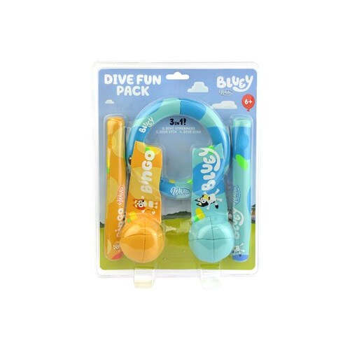 Bluey Dive Fun Pack pool toy