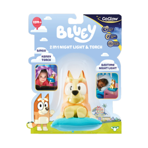 bluey GoGlow Buddy Night Light & Torch - Bingo