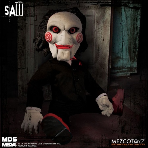 Saw - Talking Billy 15" Mega Figure Mezco