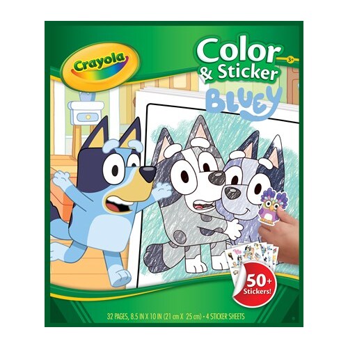 Color & Sticker Book - Bluey