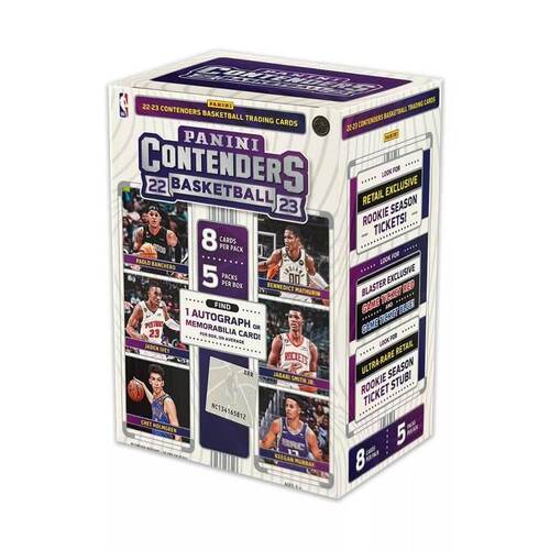 PANINI 2022- 2023 Contenders Basketball Blaster 8 Cards per Pack 5 Packs per Box