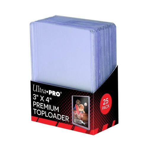 ULTRA PRO - TOPLOADER - 3x4 - Super Clear Premium (PK 25) CARD PROTECTOR