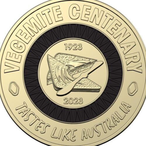 2023 $2 Taste Like Australia Vegemite Centenary UNC in 2x2 folder black