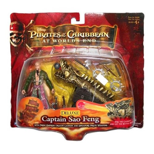 PIRATES OF THE CARIBBEAN AT WORLDS END CAPTAIN SAO FENG DELUXE ACTION FIGURE TOY