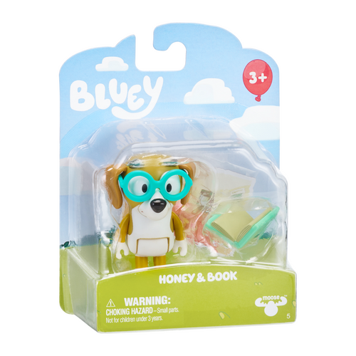 Bluey and Friends Honey & Book by Moose
