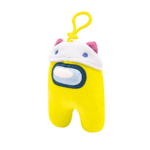 AMONG US Crewmate Clip-on Plush yellow with ears