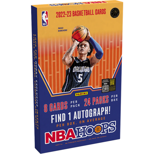 NBA Basketball - 2022/23 Panini Hoops Basketball Trading Cards Hobby Box (24 Packs)