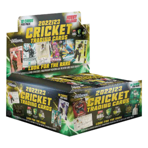 Cricket - 2022/23 Cricket Australia Traders Hobby Cards (Display of 36 packs)
