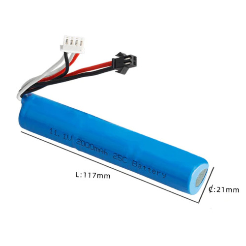 11.1V blue tube style jst  Li-Ion Battery Gel Blaster Battery blue tube style