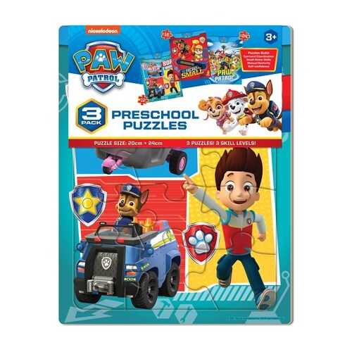 Paw Patrol 3 pack Frame Tray Puzzles