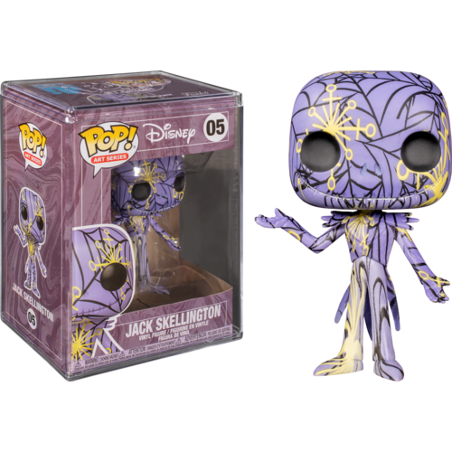 The Nightmare Before Christmas - Jack (Artist) Purple & Yellow #05 Pop! Vinyl with Protector