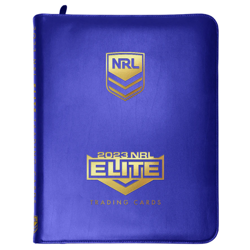 2023 NRL Elite Folder TLA for trading cards with sleves including special card