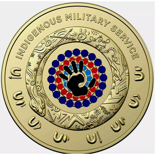 $2 2021 Indigenous Military Service Circulated AUS TWO DOLLAR Coin