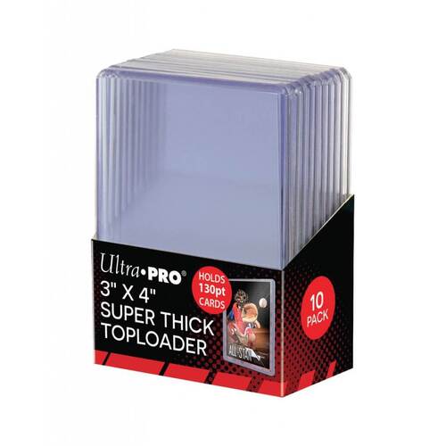 ULTRA PRO Top Loader - 3 x 4 130pt (10 pk) card protectors