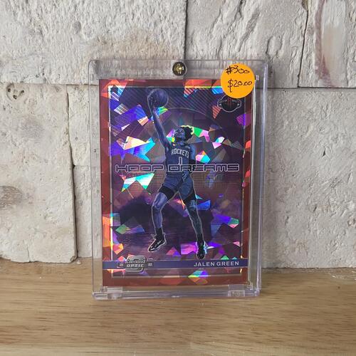 Jalen Green 2021-22 Panini Contenders Optic Hoop Dreams Rookie Red Ice Prizm(O300)