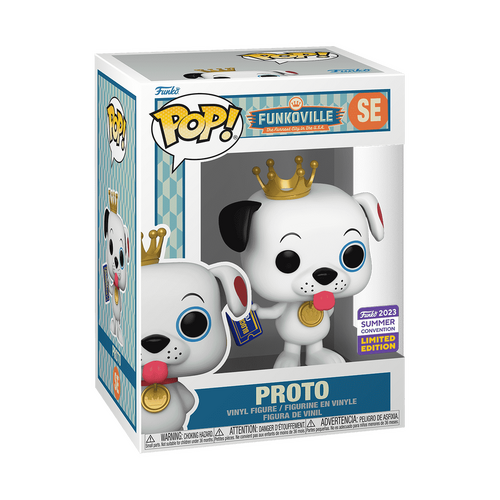 funkoville FUNKO POP! PROTO WITH BLOCKBUSTER CARD summer convention stickered