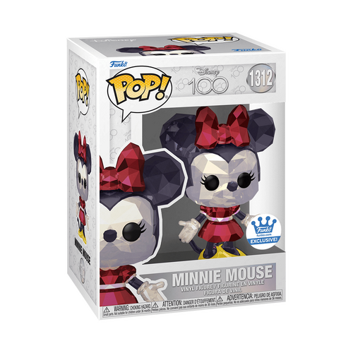 DISNEY POP! MINNIE MOUSE (FACET) funko shop exclusive stickered 1312