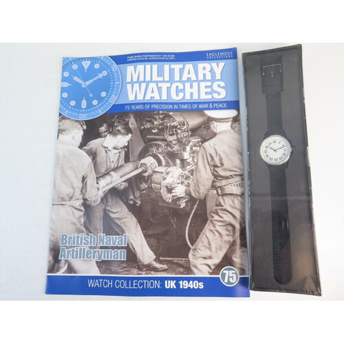 military watches issue 75 eaglemoss partworks magazine british naval artilleryman