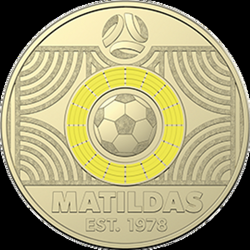 $2 2023 Matildas - Yellow 1978 Lightly Circulated Coloured AUS TWO DOLLAR Coin