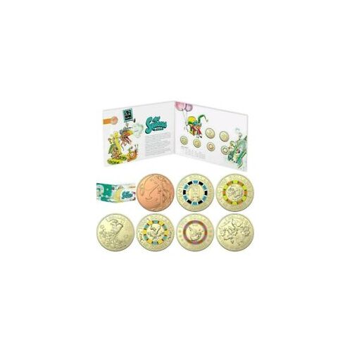 2019 Mr Squiggle 7 Coin Collection set