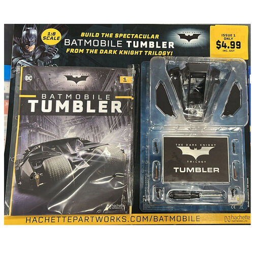 Build The Spectacular Batmobile Tumbler Sport 1:8 Scale Issue 1 2023 Magazine partworks