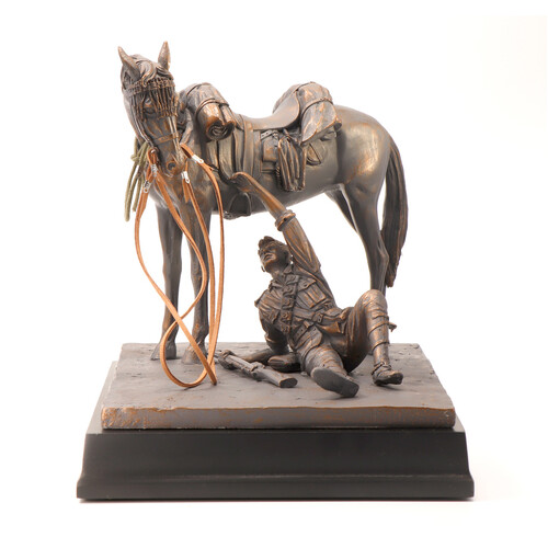Master creations Unbreakable Bonds Australian Light Horse Limited Edition Figurine Anzac statue
