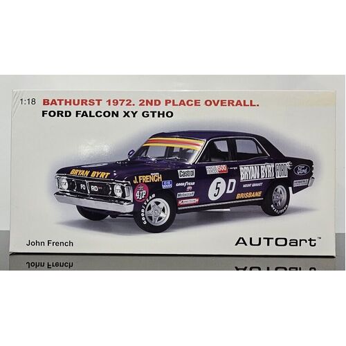 1:18 1972 FORD Falcon XY GTHO John French #5 Bathurst 2ND Place Overall