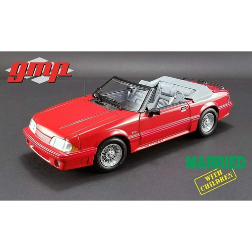 1/18 Scale 1988 Ford Mustang Convertible Red Married With Children