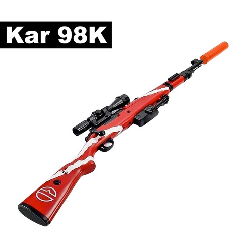 GJ 98K Manual Mag Feed Gel Blaster Sniper – Red